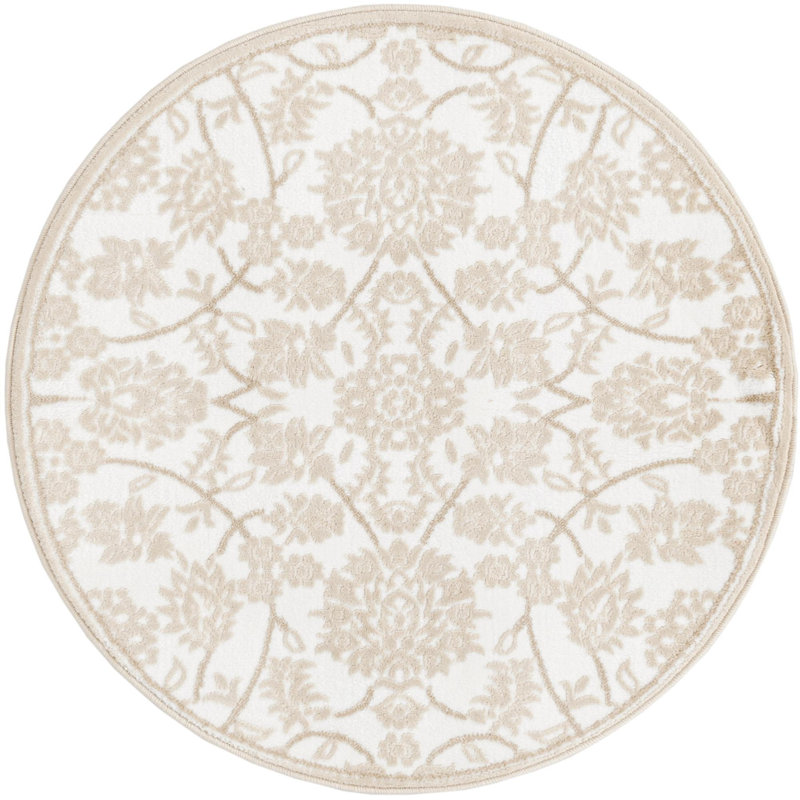 Emigdio Oriental Indoor Rug, Round 3'3"