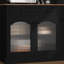 Garde-manger avec porte vitrée et tablette pour micro-ondes-590748064