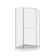 Frameless Neo-Angle Pivot Shower Door with Tempered Glass