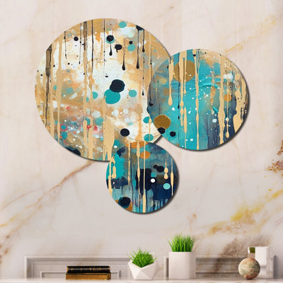 Abstract Wall Decor on Metal