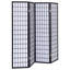 Cloison 4 panneaux en bois massif l 69,5 "x H 70,25" Ashwika - Noir-93620605-124651909-124651908