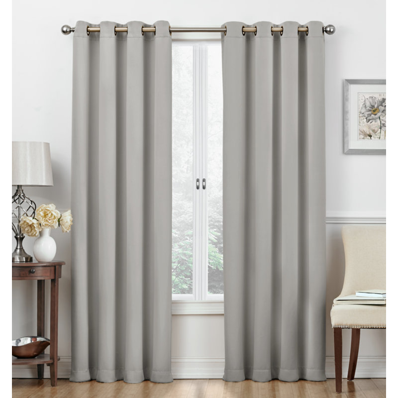 Frohna Room Darkening Curtain Pair, Gray