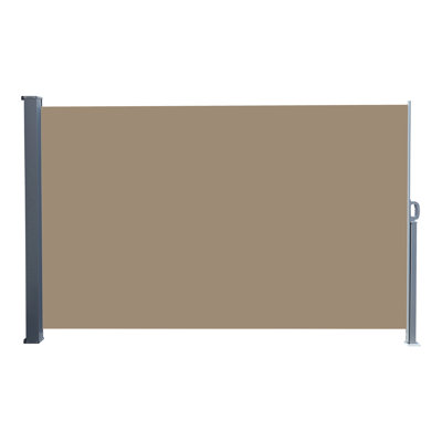 Retractable Side Awning Composite Privacy Screen