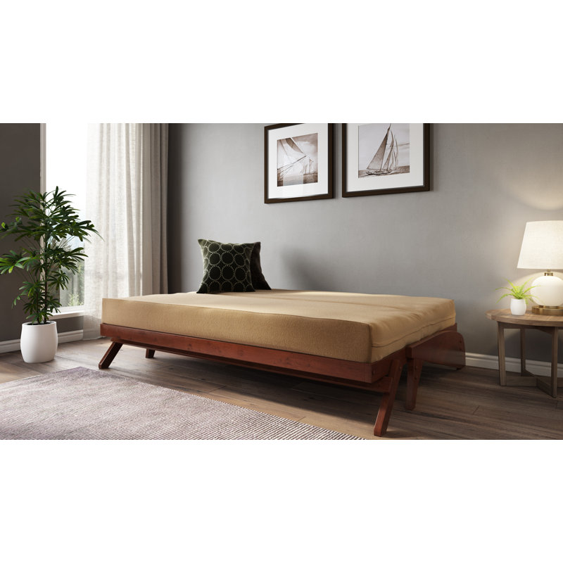 Base de futon 82 po Ebaristo, Double, Cerisier chaud