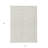 3' X 5' Ivory And Beige Floral Washable Indoor Outdoor Area Rug