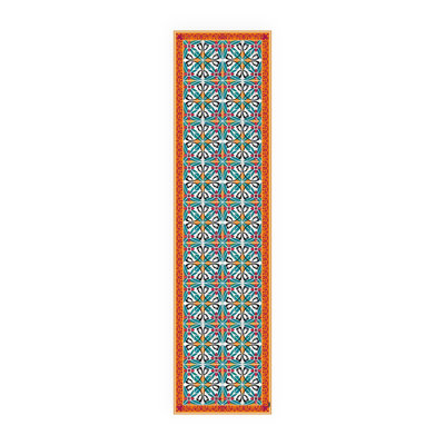 Bynoe Non-Slip Geometric Doormat