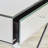 Nyasha Mirrored Glass Top End Table with Storage-375640126