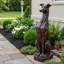 Statue de chien Lévrier MGO, aucun assemblage requis
