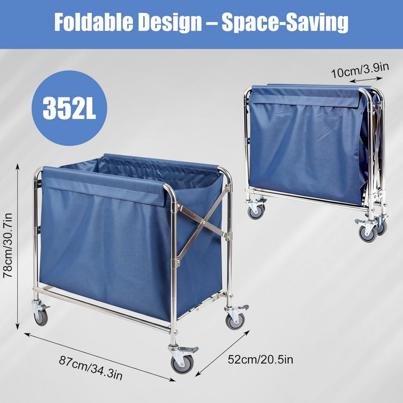 Fabric Laundry Cart