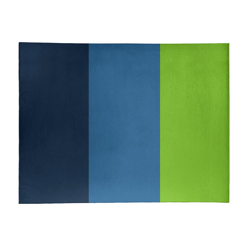 Chenille Striped Indoor Rug, Rectangle 5' x 7'