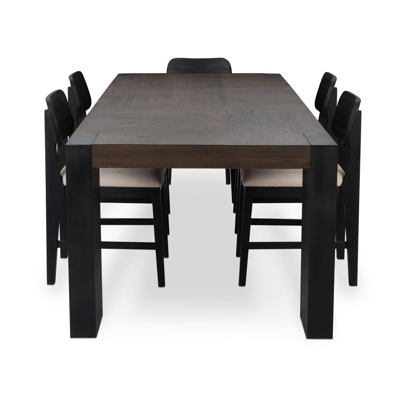 Deaven Rectangular Solid Wood Dining Table