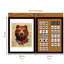 Ours journal papier sticker mural Ervin