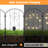 10-Panel Christmas Style B Solar Fence Lights