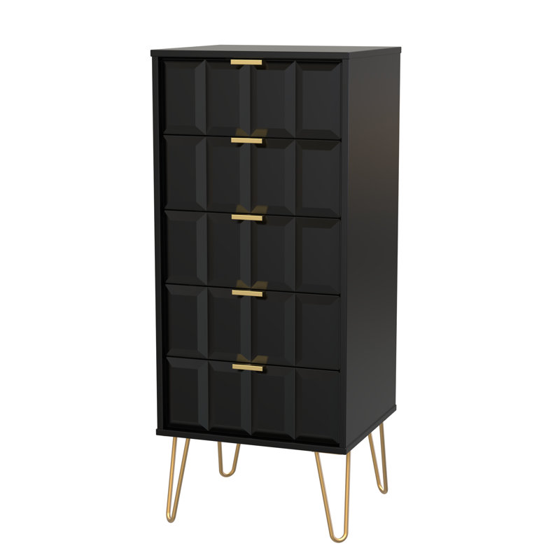 Aldrik 45cm W Manufactured Wood Bedside Table