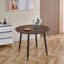 Extensible Table,DINING TABLE,OFFICE TABLE,COFFEE TABLE,Black Metal Leg,Walnut Colour Top