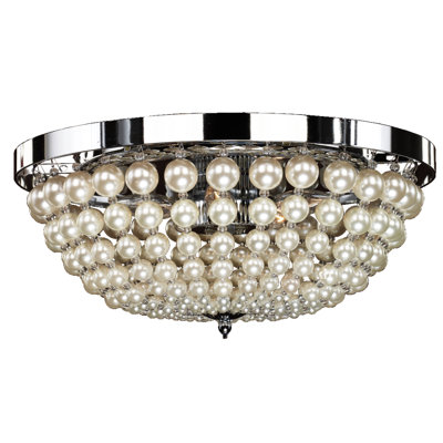 Willard Pearl Bead Flush Mount