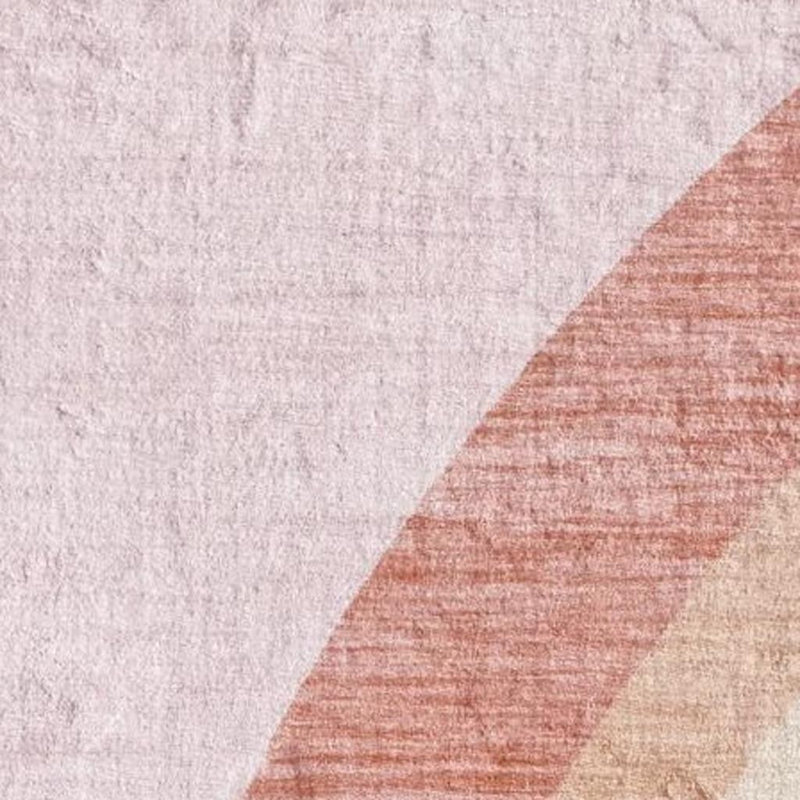 Tapis juvénile arc-en-ciel rose 7 pi x 10 pi