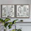 «Opulent Bath I», ensemble de 2 peintures sur toile encadrées-2079942364-2079942362
