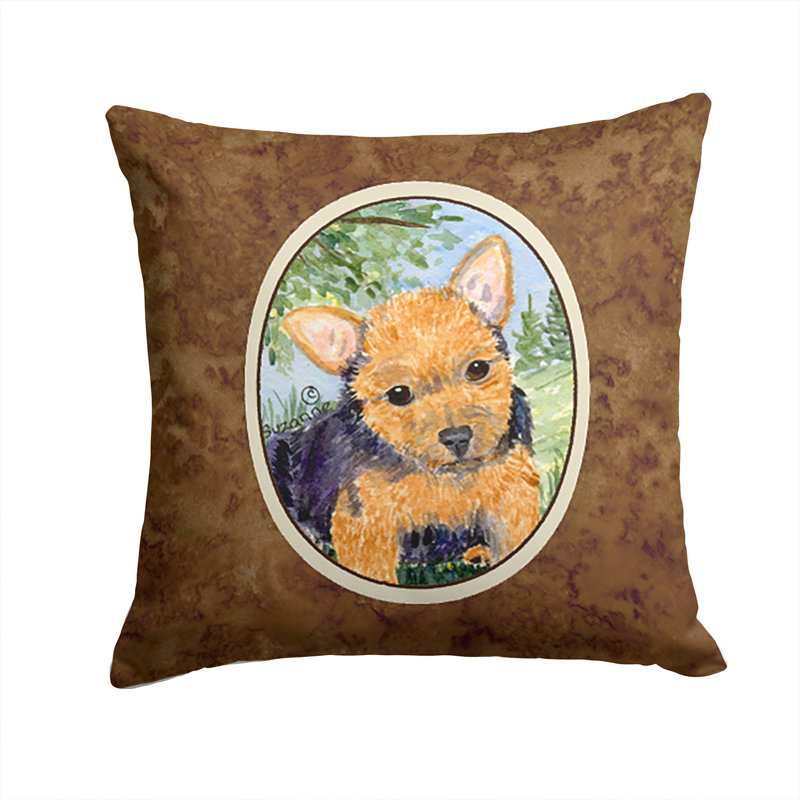 Coussin décoratif intérieur/extérieur norwich terrier