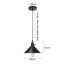 Brookshire 1 - Light Black Single Pendant