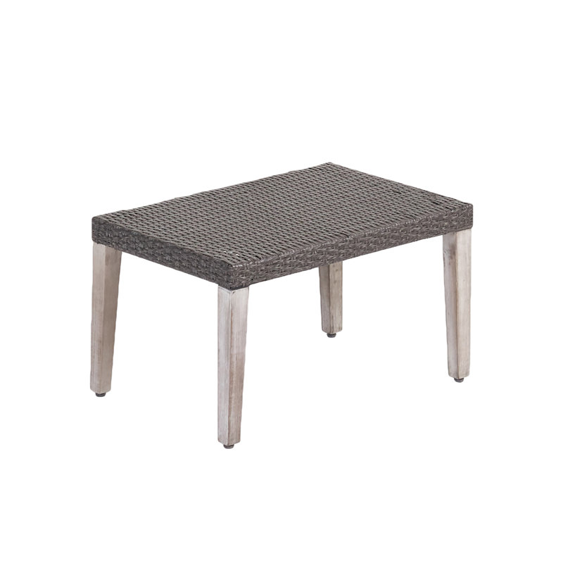 Gris extérieur avec finition durable et bois