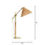 Fitzgerald Abaca Rope Table Lamp, Natural