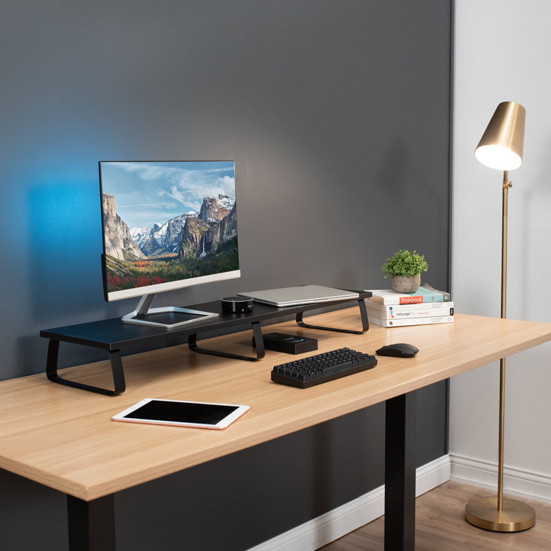 Support de bureau pour téléviseur 39 po Vivo (série Stand-V000DL), Noir