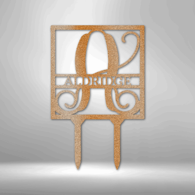 Décoration murale en acier personnalisée, H 34,25 po x l 35,5 po x P 0,5 po, Oui, Cuivre