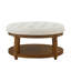 Grande table basse ronde avec repose-pieds rembourré en lin et grand repose-pieds avec rangement en bois-1092876360-1092876365