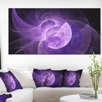 « purple mystic psychédélique design », impression sur toile