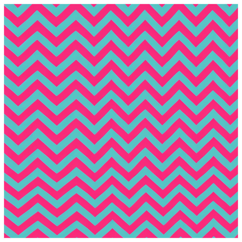 Pink Blue Chevron Blankets, 50in W x 60in H