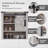 23.5" W Farmhouse Sliding Barn Door Wall Cabinet-54245070