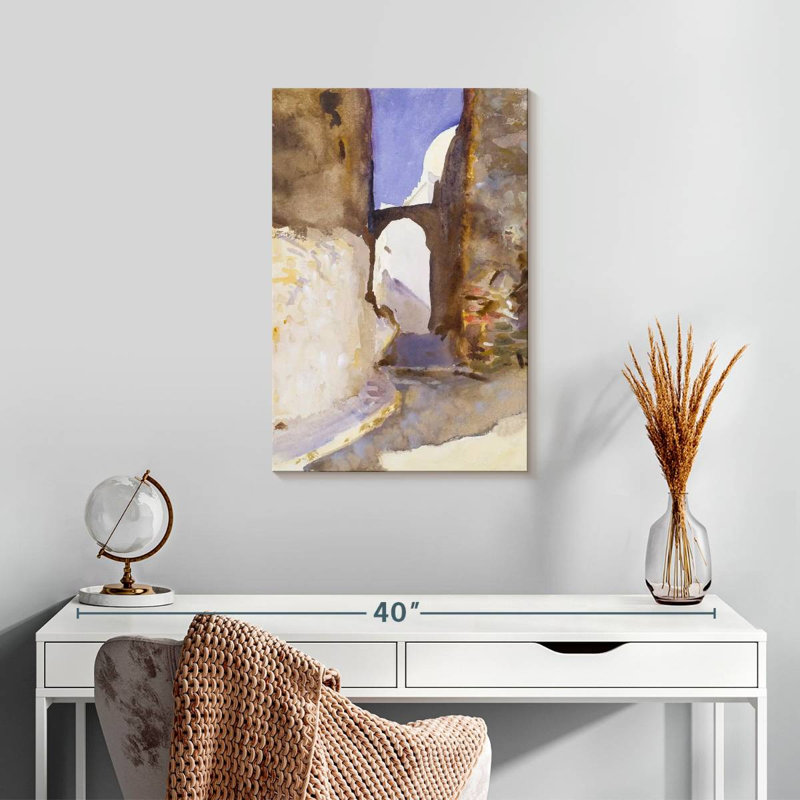 Sireci Street Tangier 1895, 24" H x 16" W