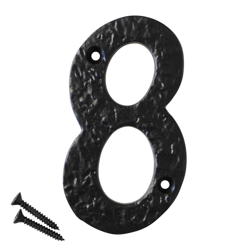 4'' H Metal House Number, 8