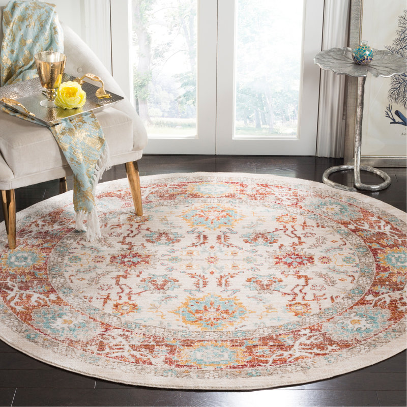 Smead Performance Oriental Rug, Round 6'
