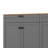 Storage Cabinet,TV Stand With Bookshelf, Rustic Versatile Sideboard With Adjustable Shelves For Living Room-763784433