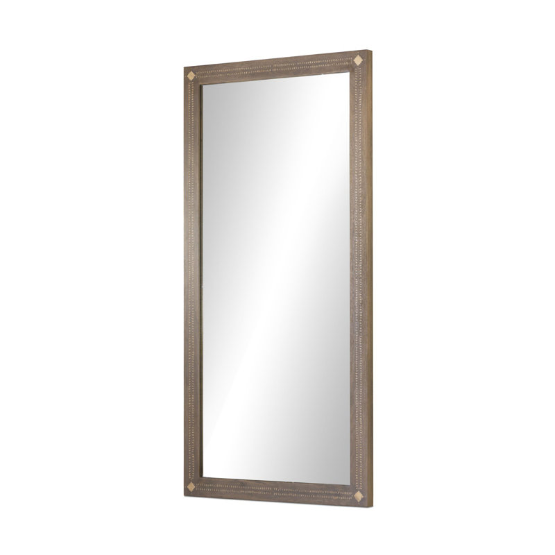 Timil Rectangle Solid Wood Mirror