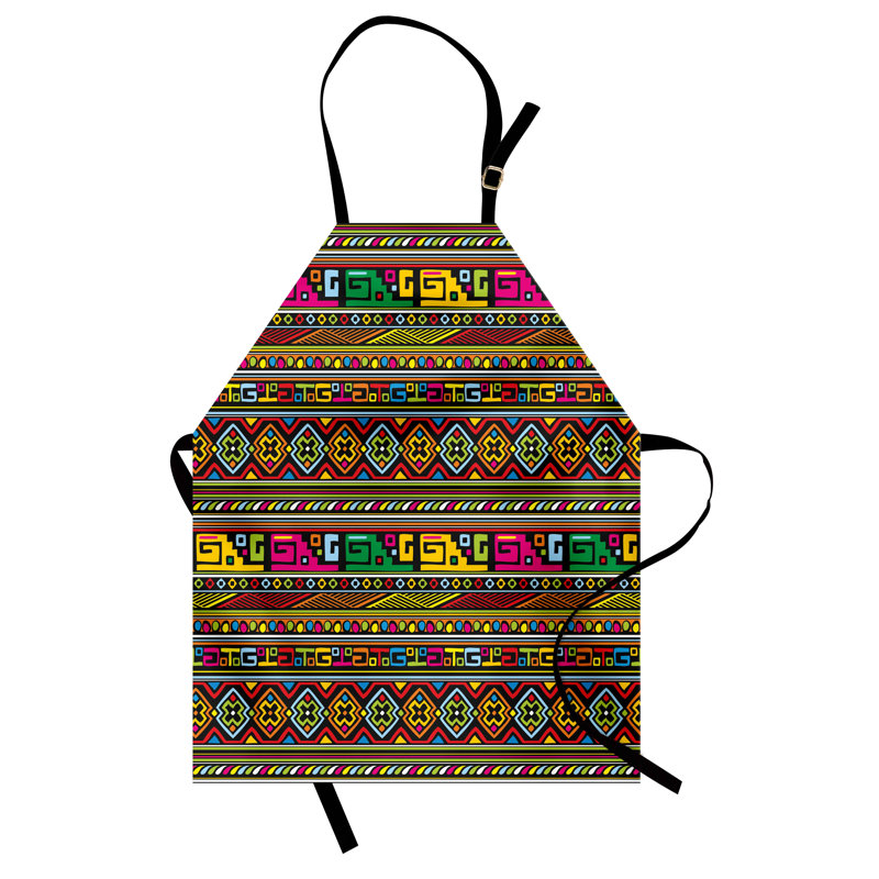 Geometric Bib Apron