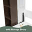 Lit escamotable mural Murphy avec portes de rangement-114248003