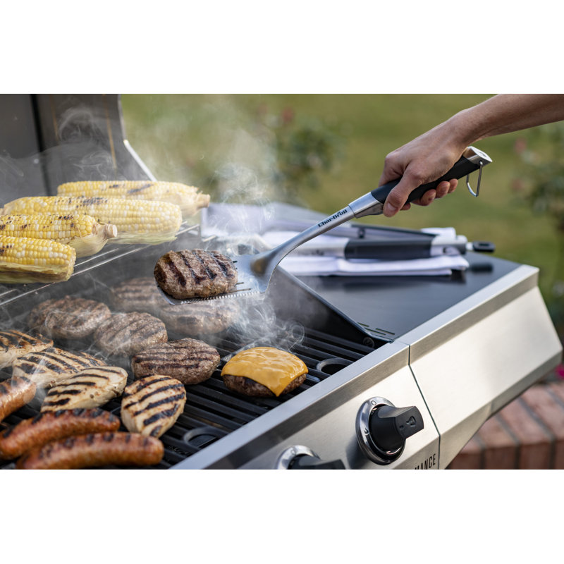Charbroil Performance Series 4-Burner Propane Gas Grill Cart with Side Burner