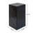 Wood-Look Square-Column Mgo End Table,  H27.75",Wood-Like Distressed Finish, Mix With Different Heights, Indoor Outdoor Use-2012152801-2012152800