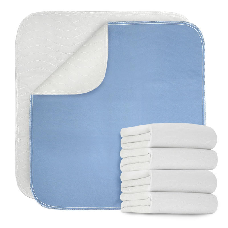  Coussinets imperméables et réutilisables, 4 couches épaisses et absorbantes et coussins lavables matelassés pour enfants, adultes, personnes âgées et animaux de compagnie