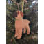 Hand Knit Alpaca Christmas Ornament Bullmastiff Dog Hanging figurine