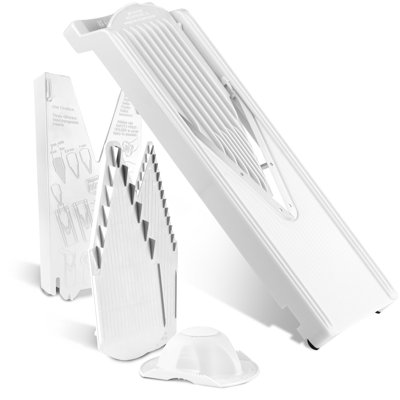 Mandoline Borner V-3 Trend, ensemble de démarrage, blanc