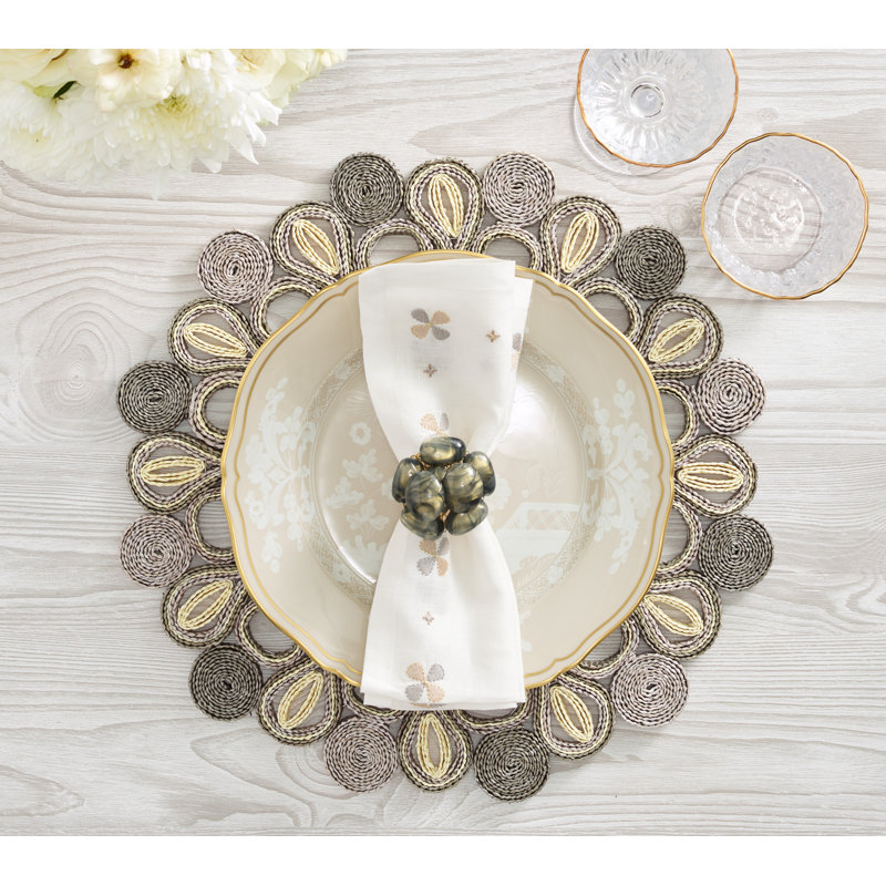 Marisol Placemat, Natural/Gray