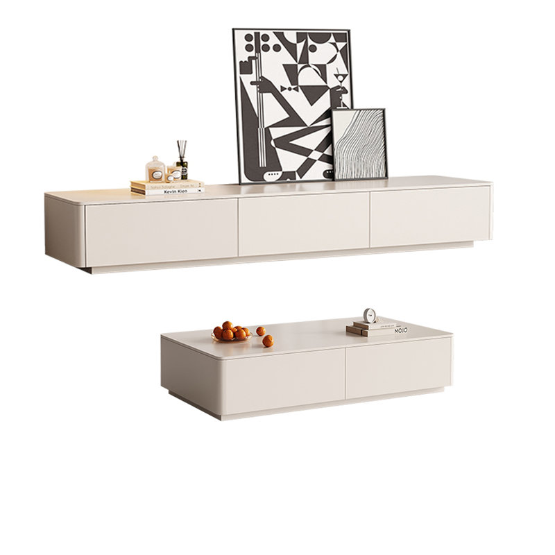 Meuble télé et table basse de style minimaliste