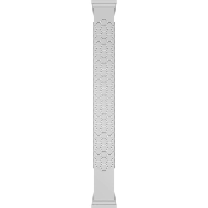Colonne carrée Westmore Craftsman, H 96 po x l 7,625 po x P 7,625 po