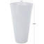 Vase décoratif en fibre de verre Cole and Grey-717255402-717255404
