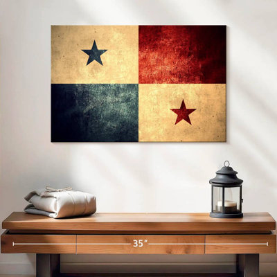 Grunge Panama Flag