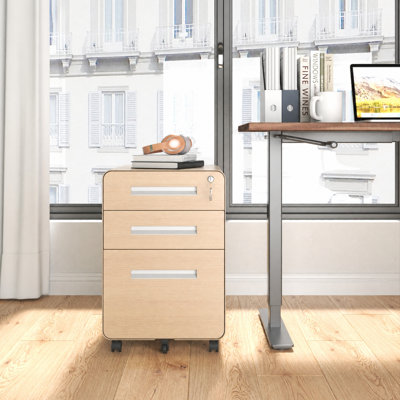 40cm Wide 3 -Drawer File Cabinet
